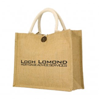 Sac Shopping Publicitaire En Toile De Jute 30x24x11cm DUNDEE