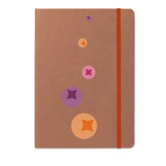 Carnet A5 en carton recyclé - Dos carré collé - NOTEE5