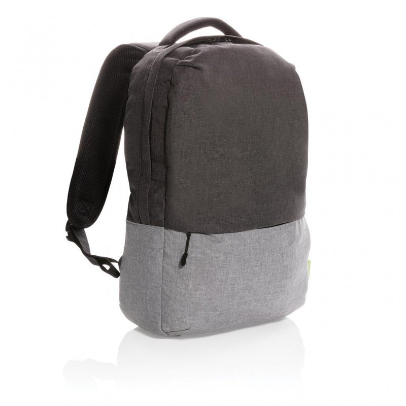 Sac à dos ordinateur personnalisé en PET recyclé – DUO COLOR