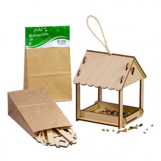 Abri pour oiseaux promotionnel en bois - 3 visuels - SAFEBIRD