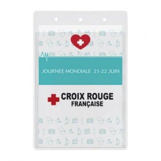 Badge A6 personnalisé en PVC - PVBA6