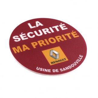 Badge avec aimant publicitaire en plastique ABS - Rond