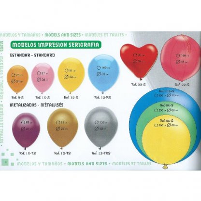 Ballon De Baudruche Biodégradable Publicitaire En Latex Tailles Et Formes GLOBOS