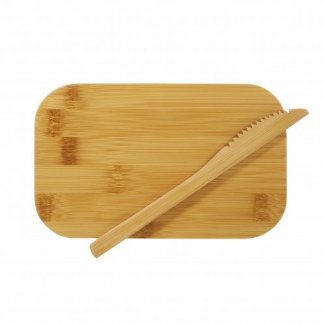 Boîte repas personnalisable en fibres de bambou et polypropylène - couvercle - BOXYBOO