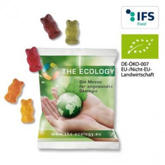 Bonbons oursons bio - sachet  publicitaire 10g - ecology - GABI