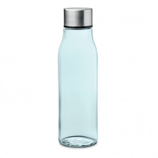 Bouteille Publicitaire En Verre Avec Couvercle En Aluminium 500ml VENICE Bleu