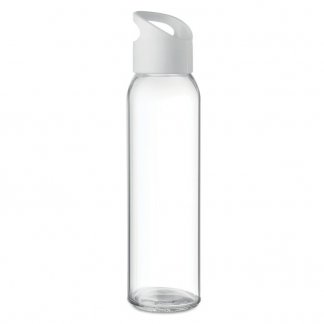 Bouteille en verre personnalisable - 470ml - Blanc - PRAGA