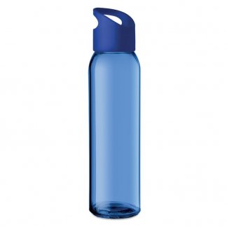 Bouteille en verre personnalisée - 470ml - Bleu - PRAGA