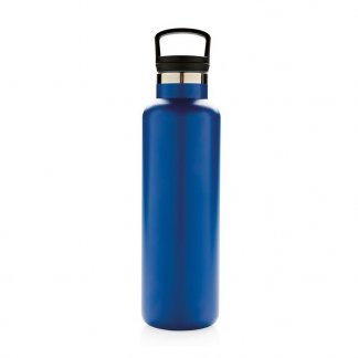 Bouteille isotherme en acier inoxydable personnalisable - 600ml - bleu - STANDGOULO