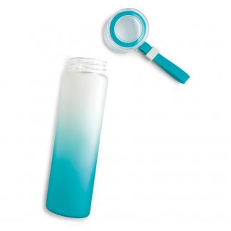 Bouteille personnalisable en verre - 470ml - Turquoise - WILLIAMS