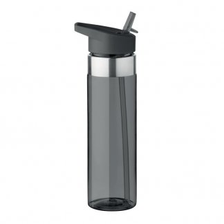 Bouteille promotionnelle 650ml en Tritan et acier inoxydable - Gris - SICILIA