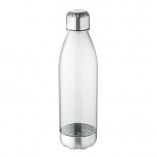 Bouteille publicitaire 600ml en Tritan et acier inoxydable - Transparent - ASPEN