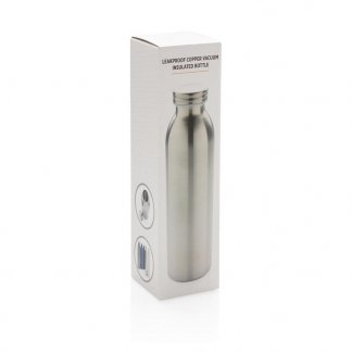 Bouteille publicitaire en inox et cuivre packaging - 600ml - DURINOX