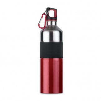 Bouteille sport promotionnelle en acier inoxydable - 750ml - rouge - TENERE