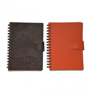 Carnet A5 ou A6 publicitaire en cuir recyclé - TRICARNET