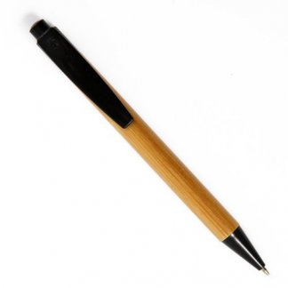 Carnet A5 + stylo publicitaire en bambou - stylo - PIKLE