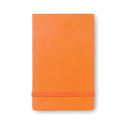 Carnet Vertical A6 Publicitaire En Papier Recyclé Orange STENO