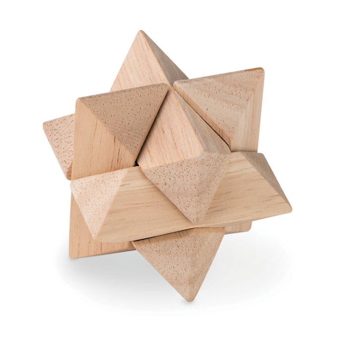 Cassetête en forme d'étoile en bois personnalisé STARNATS Cassetête en forme d'étoile en bois personnalisé STARNATS