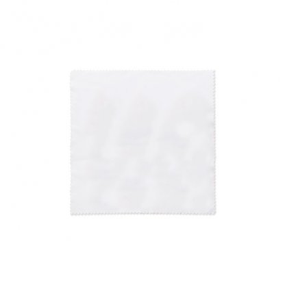 Chiffonnette De Nettoyage Publicitaire En Microfibre De Bouteilles Plastiques Recyclées Blanc RPET CLOTH