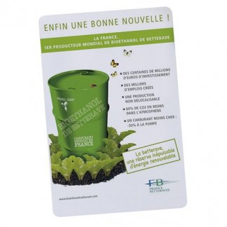 Clip board A4 publicitaire en PVC - Marquage quadri totale