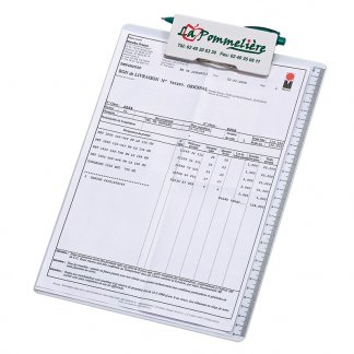 Clip board A4 publicitaire en plastique ABS