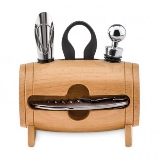 Coffret de sommelier personnalisable en bois - face - BOTA