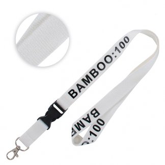 Cordon tour de cou avec boucle détachable personnalisable en bambou - objet - TWO BAMBOO