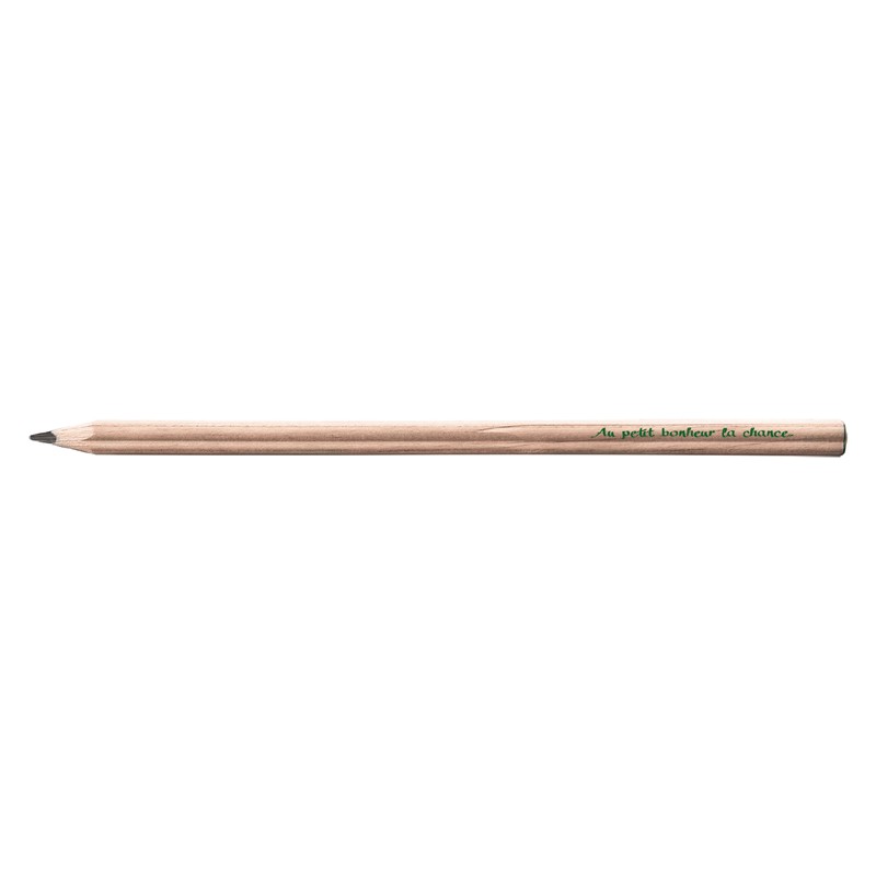 Crayon en forme de trèfle personnalisé en bois de cèdre certifié - TREFLE