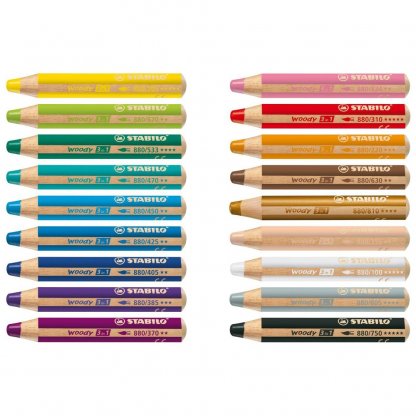Crayon Multi Usage Promotionnel En Bois Certifié Toutes Couleurs STABILO WOODY