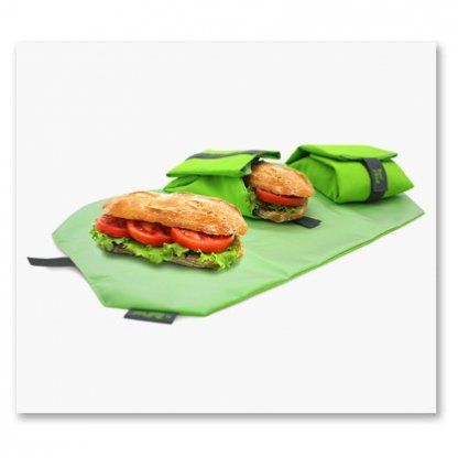 Emballe Sandwich Réutilisable Publicitaire Ouvert BOC'N'ROLL