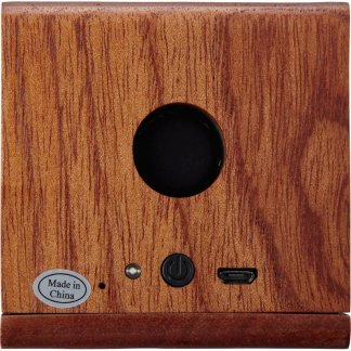 Enceinte bluetooth personnalisée en bois - arrière - BOISVOL