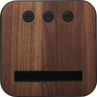 Enceinte bluetooth personnalisée en bois et tissu - arrière - BOITISSU