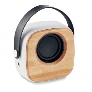 Enceinte bluetooth promotionnelle en bambou - OHIO SOUND