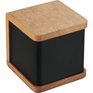 Enceinte bluetooth promotionnelle en bois - naturel - BOISVOL