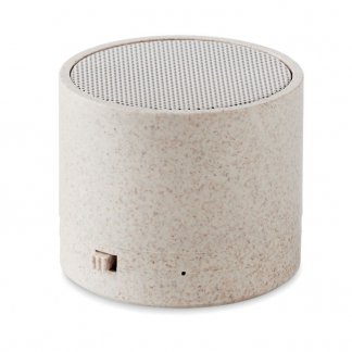 Enceinte bluetooth promotionnelle en fibres de blé et polypropylène - BIOSONG