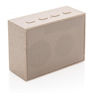 Enceinte bluetooth publicitaire en paille de blé - ESTADA