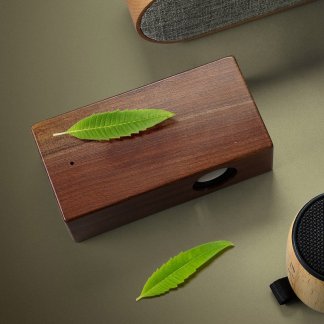 Enceinte interactive promotionnelle en bois - En situation - WILD POWER