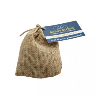 Epices Bio dans pochon en toile de jute promotionnel - POCHON EPICES