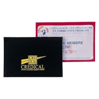 Etui 1 carte de crédit publicitaire en PVC - recto verso