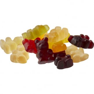 Gomme de fruit oursons XXL pour végétaliens - sachet personnalisé de 20g - nounours vrac - OURSONS VEGAN XXL