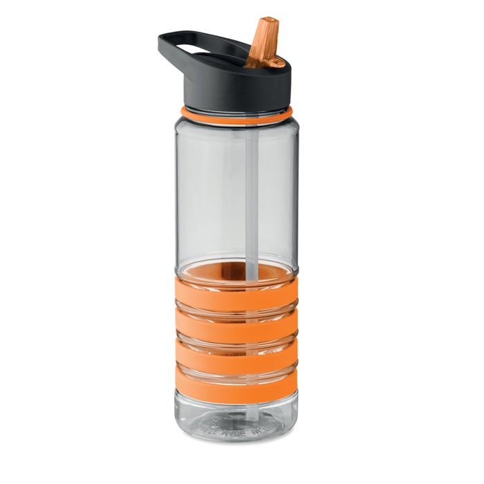 Gourde avec paille personnalisée en Tritan et silicone 750ml RINGO