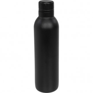 Gourde isotherme personnalisée en acier inoxydable - 510ml - noir - THORA