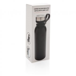 Gourde personnalisable en inox et cuivre packaging - 600ml - DURINOX