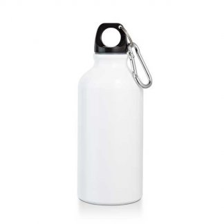 Gourde publicitaire 400ml en aluminium - Blanc - LIFESTYLE