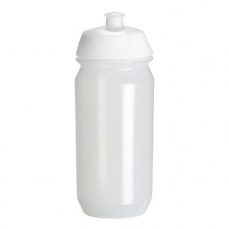 Gourde sport personnalisée en plastique biodégradable - 500ml - transparent - SHIVA O2