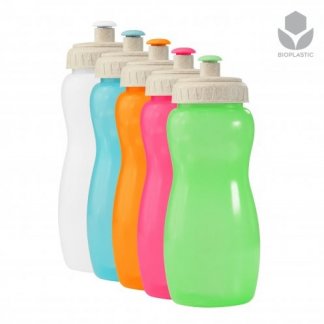 Gourde sport promotionnel en polyéthylène et bioplastique - 600ml - ZEBUBIO