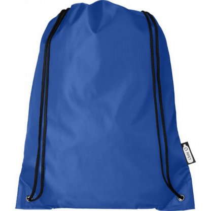 Gym Bag Personnalisé En Bouteilles Plastiques Recyclées 110g 33 X 44 Cm Bleu ORIOLE