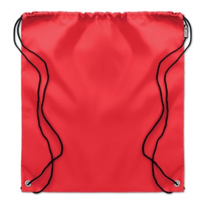 Gym Bag Personnalisé En Bouteilles Plastiques Recyclées Rouge 110g SHOOPPET