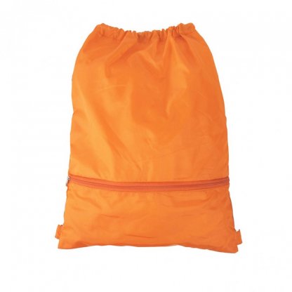 Gym Bag Publicitaire En Bouteilles Plastiques Recyclées Orange INZE BACK