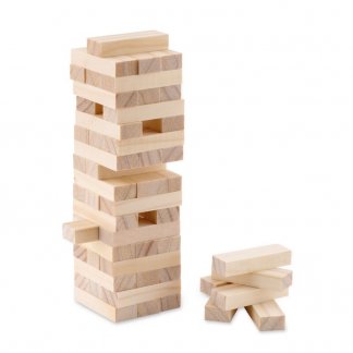 Jeu de construction de tour en bois personnalisé - jeu - PISA